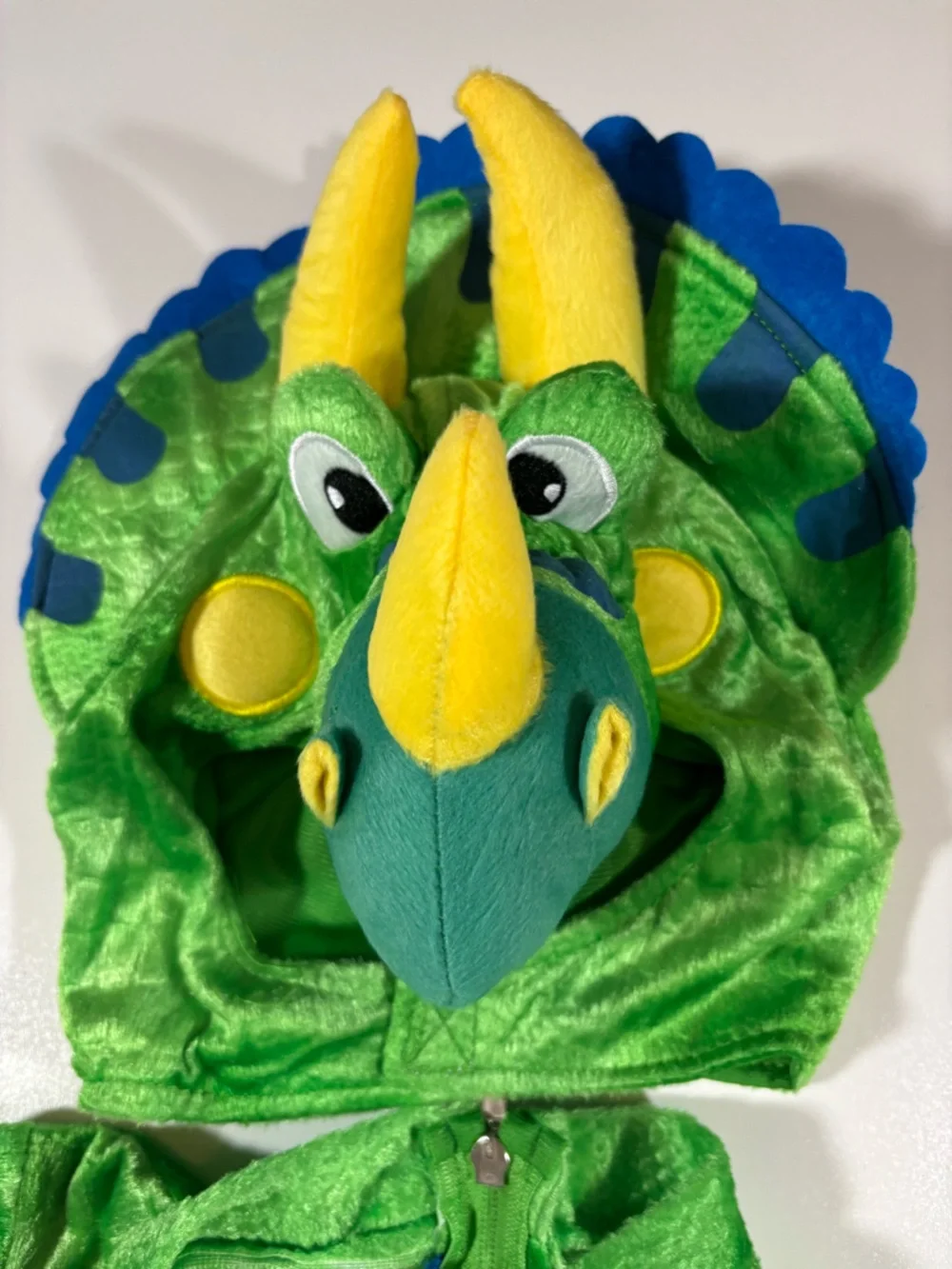 Spooktacular Creations Toddler Triceratops Costume 3T Plush Dinosaur